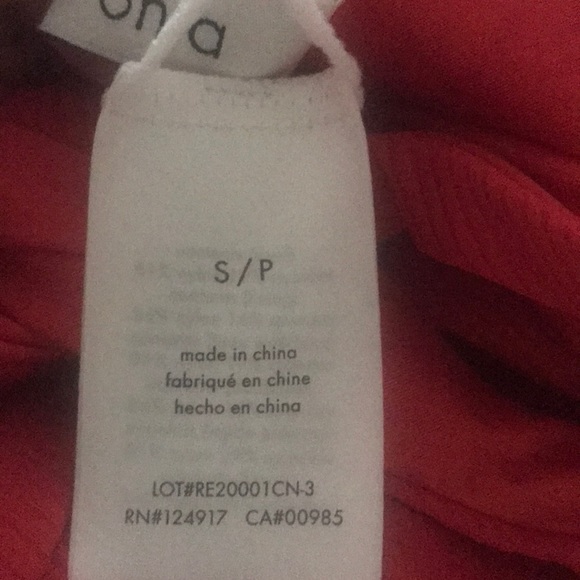 Anthropologie ONIA red Ribbed One piece new 🐚🐚 - Picture 8 of 8